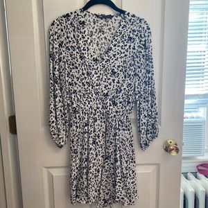 Zara faux wrap mini dress